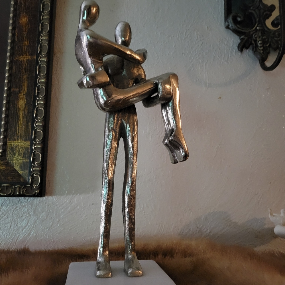 Couples statue silver - Picture 10 of 13